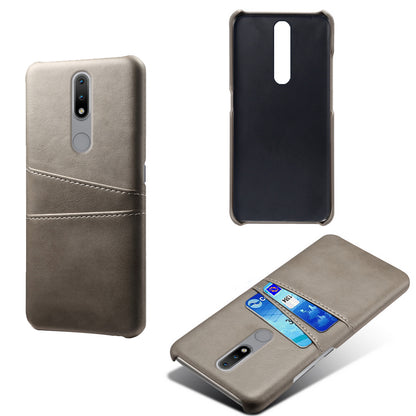 KSQ PU Leather Coated Hard PC Phone Cover for Nokia 2.4