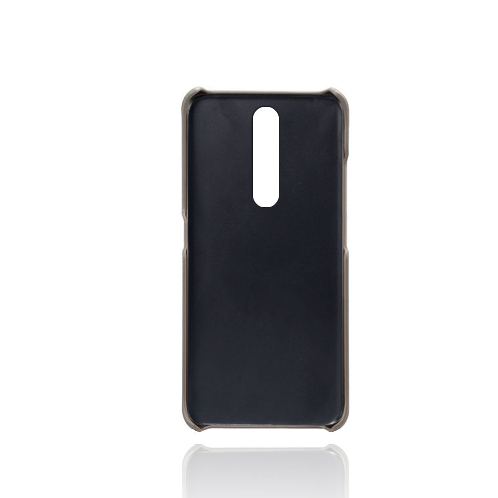 KSQ PU Leather Coated Hard PC Phone Cover for Nokia 2.4