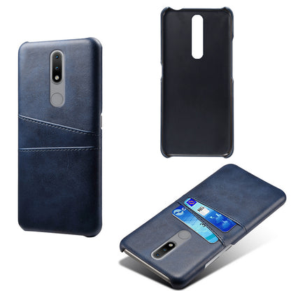 KSQ PU Leather Coated Hard PC Phone Cover for Nokia 2.4