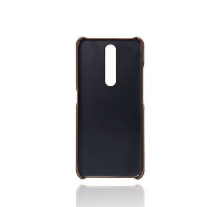 KSQ PU Leather Coated Hard PC Phone Cover for Nokia 2.4