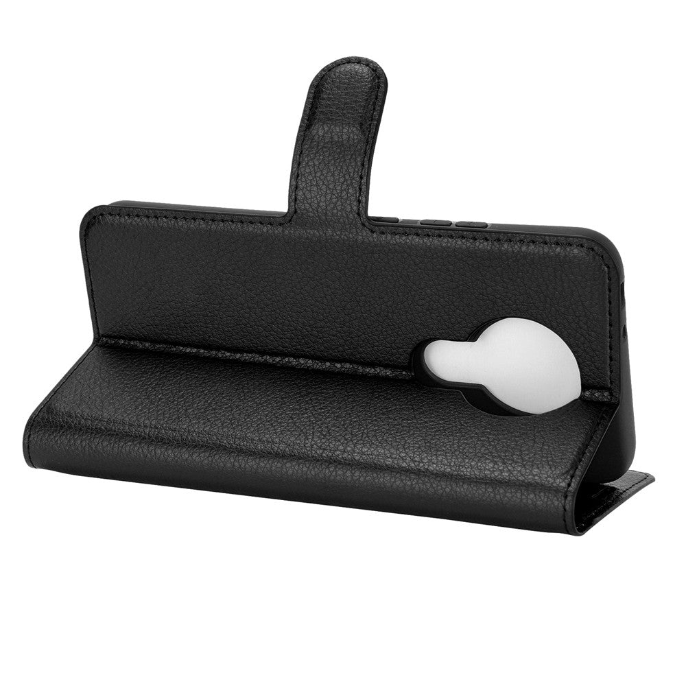 Litchi Grain Wallet Stand Leather Flip Protection Case for Nokia 3.4
