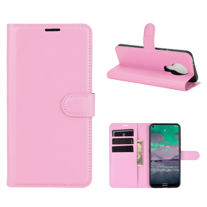Litchi Grain Wallet Stand Leather Flip Protection Case for Nokia 3.4