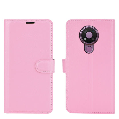 Litchi Grain Wallet Stand Leather Flip Protection Case for Nokia 3.4