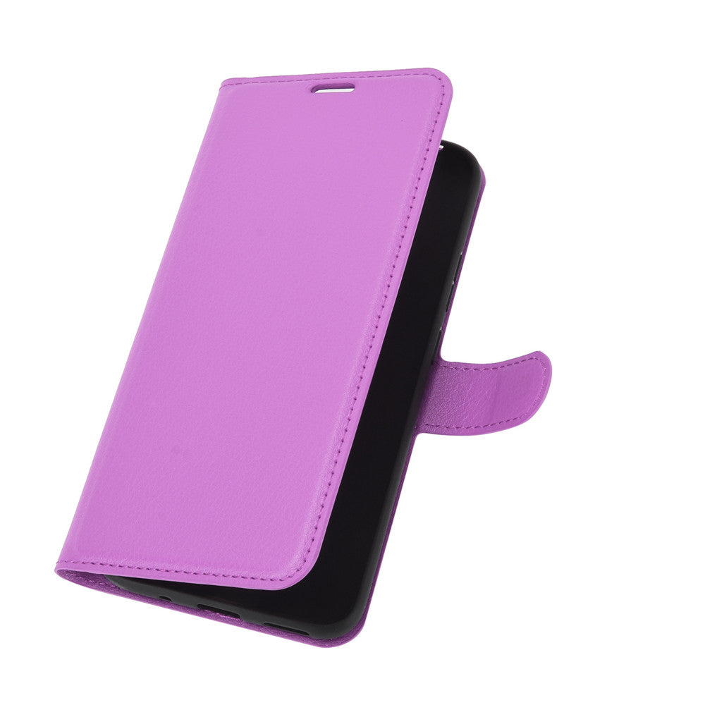 Litchi Grain Wallet Stand Leather Flip Protection Case for Nokia 3.4