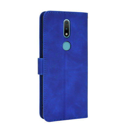 Skin-touch PU Leather Wallet Cell Phone Case for Nokia 2.4