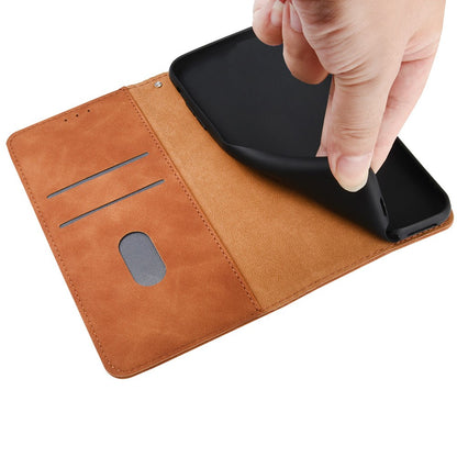 Skin-touch PU Leather Wallet Cell Phone Case for Nokia 2.4