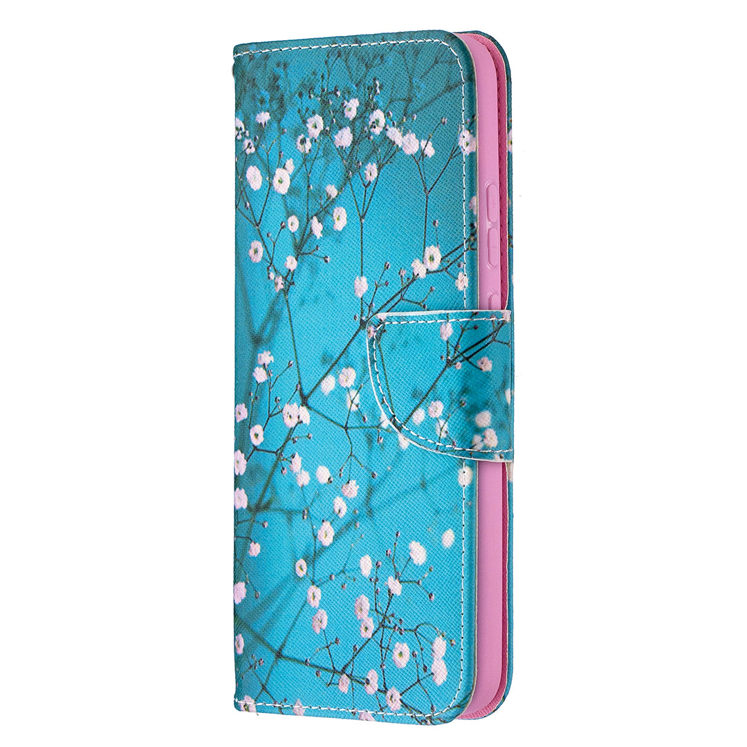 Pattern Printing Leather Wallet Protective Shell for Nokia 3.4