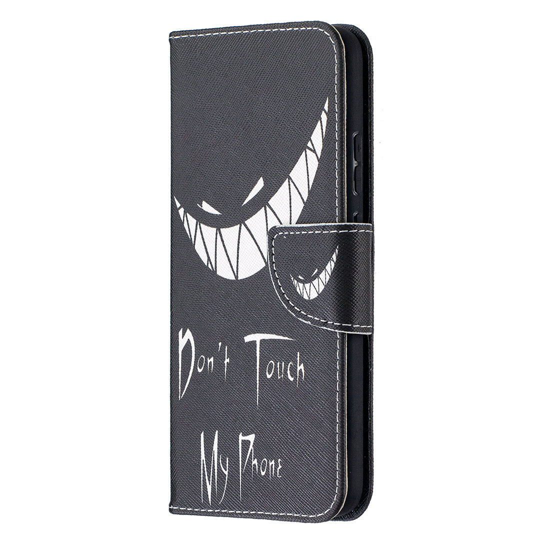 Pattern Printing Leather Wallet Protective Shell for Nokia 3.4