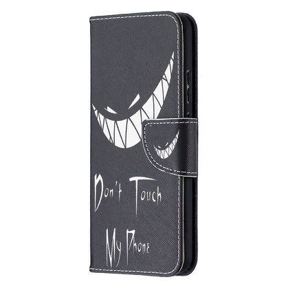 Pattern Printing Leather Wallet Protective Shell for Nokia 3.4