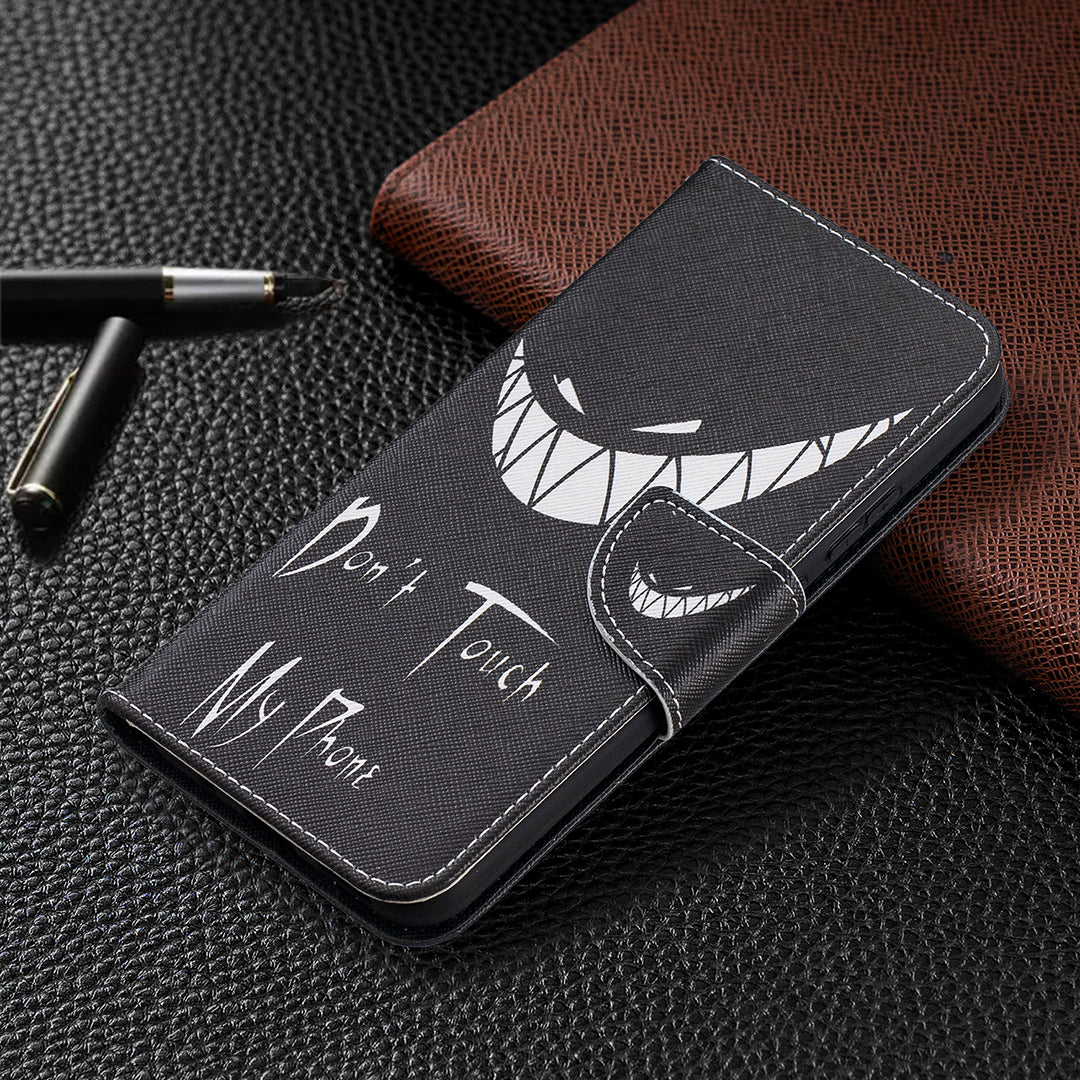 Pattern Printing Leather Wallet Protective Shell for Nokia 3.4