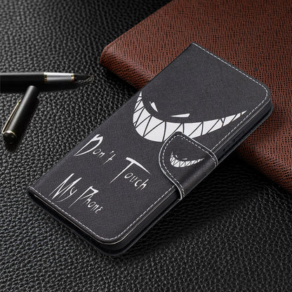 Pattern Printing Leather Wallet Protective Shell for Nokia 3.4