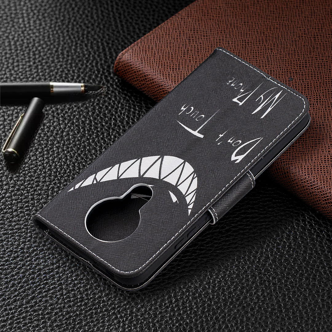 Pattern Printing Leather Wallet Protective Shell for Nokia 3.4
