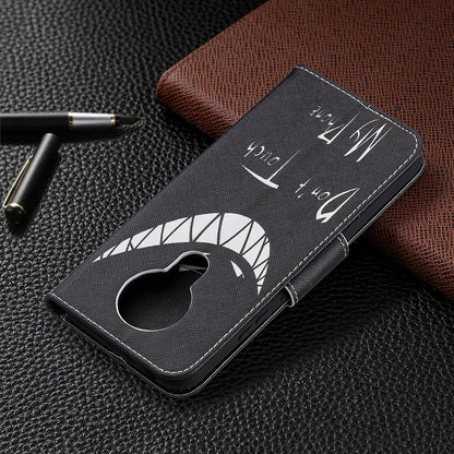 Pattern Printing Leather Wallet Protective Shell for Nokia 3.4