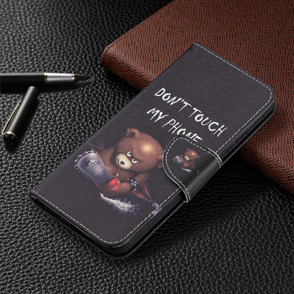 Pattern Printing Leather Wallet Protective Shell for Nokia 3.4