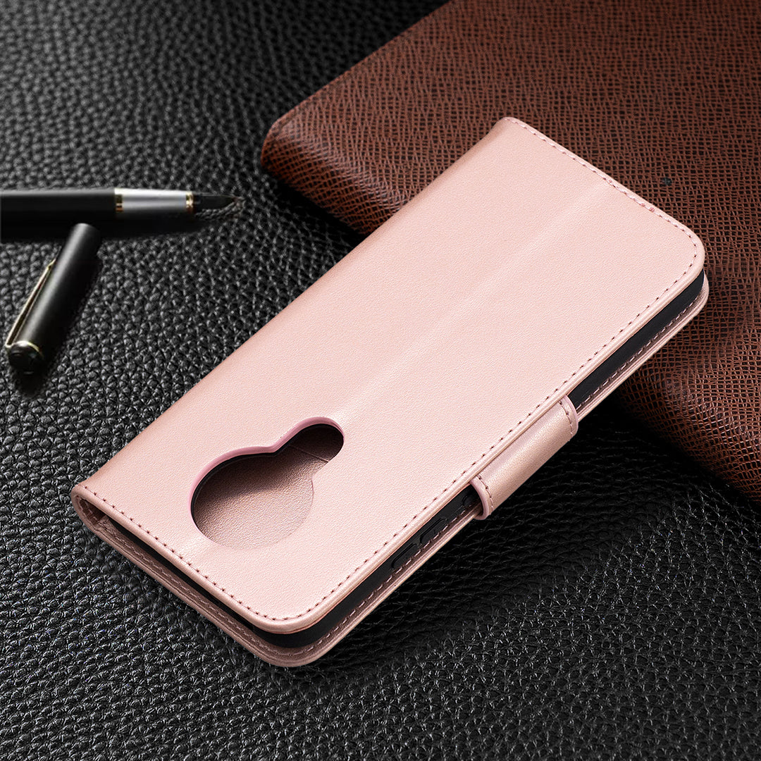 Imprint Butterflies Pattern Wallet Stand Leather Cover for Nokia 3.4