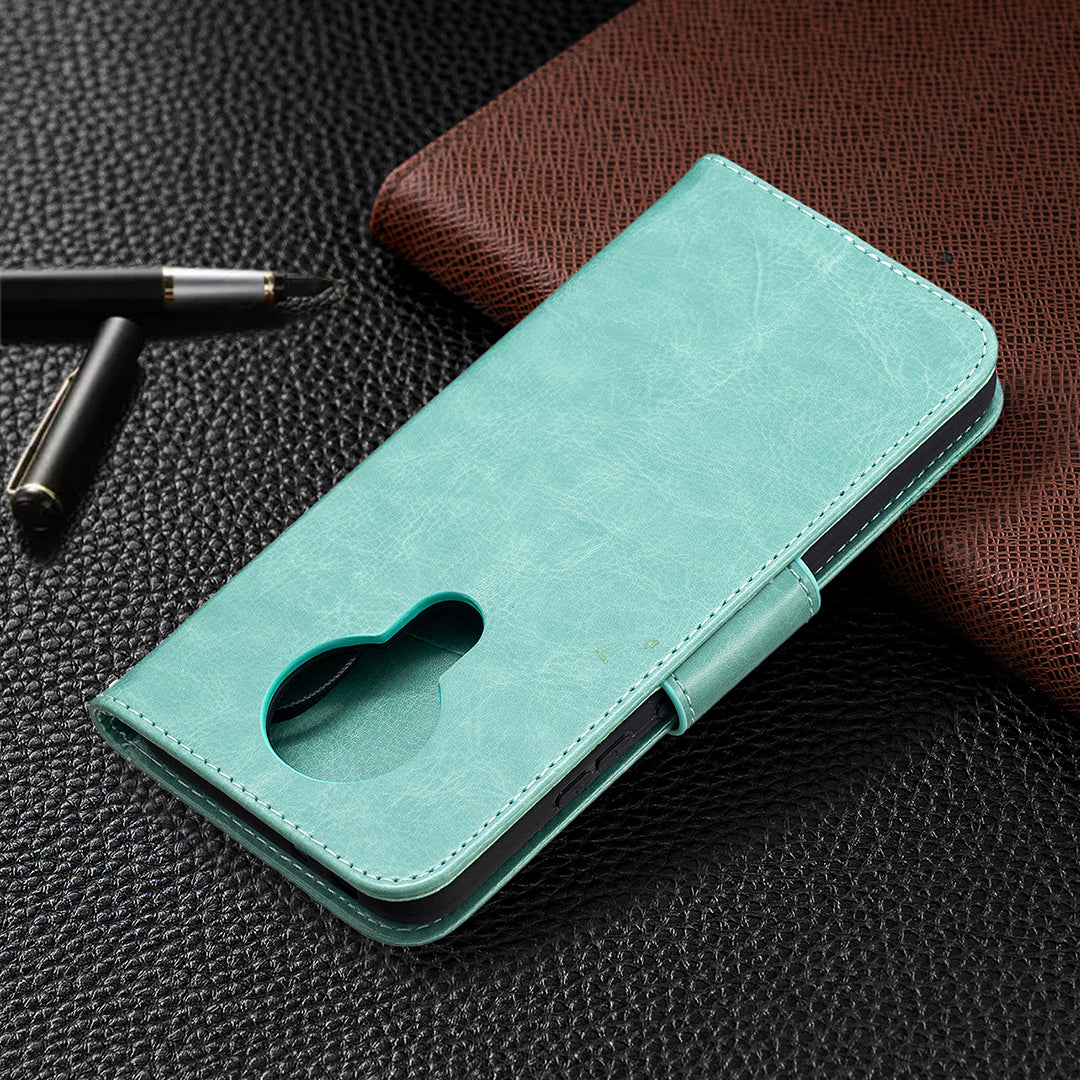Imprint Butterflies Pattern Wallet Stand Leather Cover for Nokia 3.4