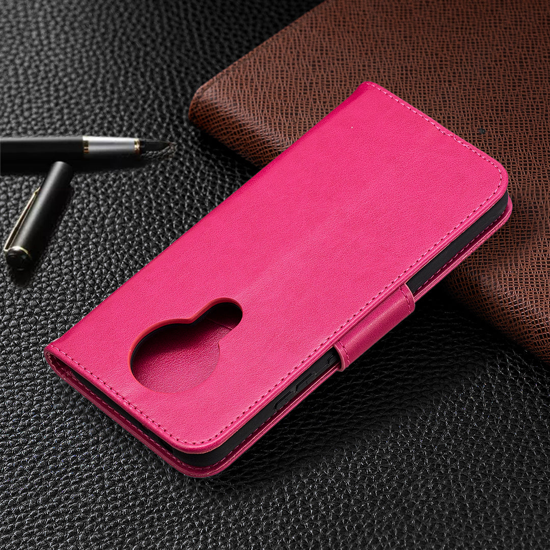 Imprint Butterflies Pattern Wallet Stand Leather Cover for Nokia 3.4