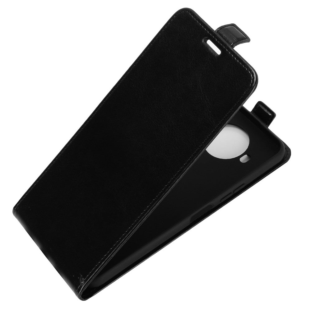 Vertical Flip Crazy Horse Texture with Card Holder Leather Cover for Nokia 8.3 5G