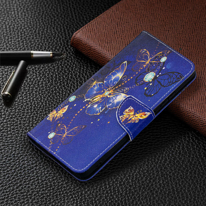 Pattern Printing Leather Wallet Phone Shell for Nokia 2.4