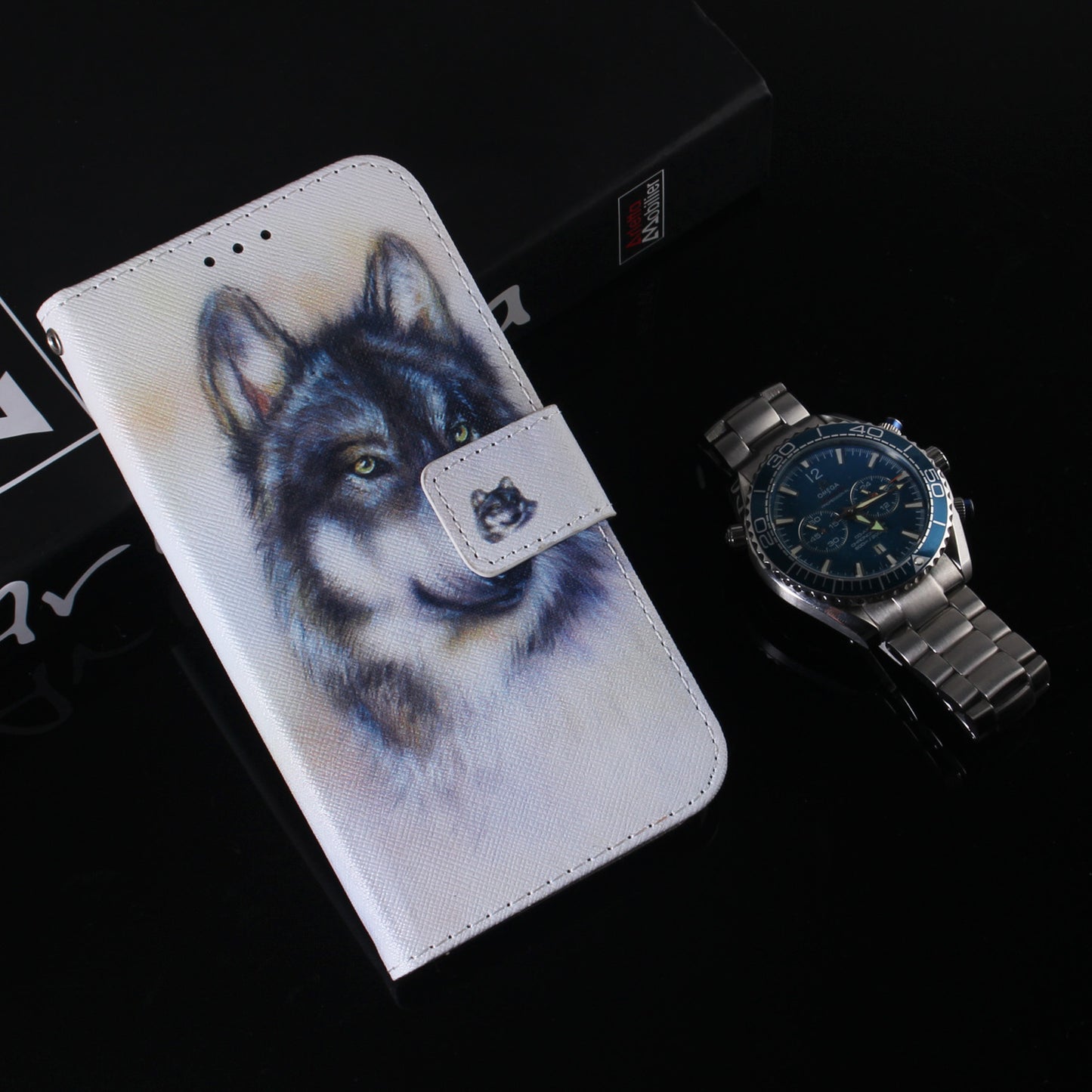 Pattern Printing PU Leather Wallet Stand Cover Case for Nokia 3.4