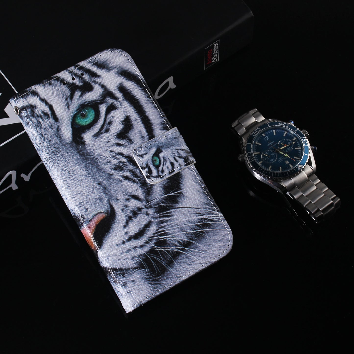Pattern Printing PU Leather Wallet Stand Cover Case for Nokia 3.4