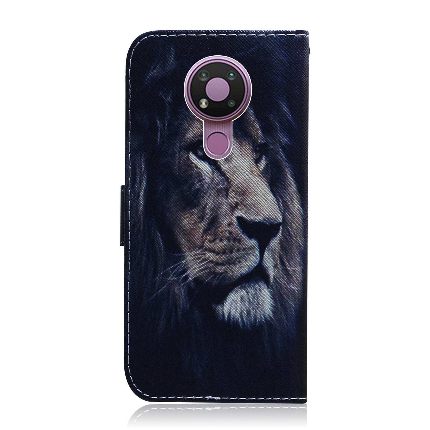 Pattern Printing PU Leather Wallet Stand Cover Case for Nokia 3.4
