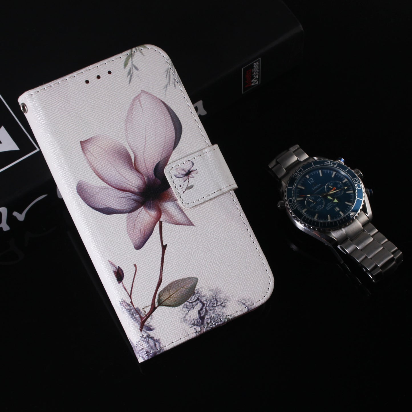 Pattern Printing PU Leather Wallet Stand Cover Case for Nokia 3.4