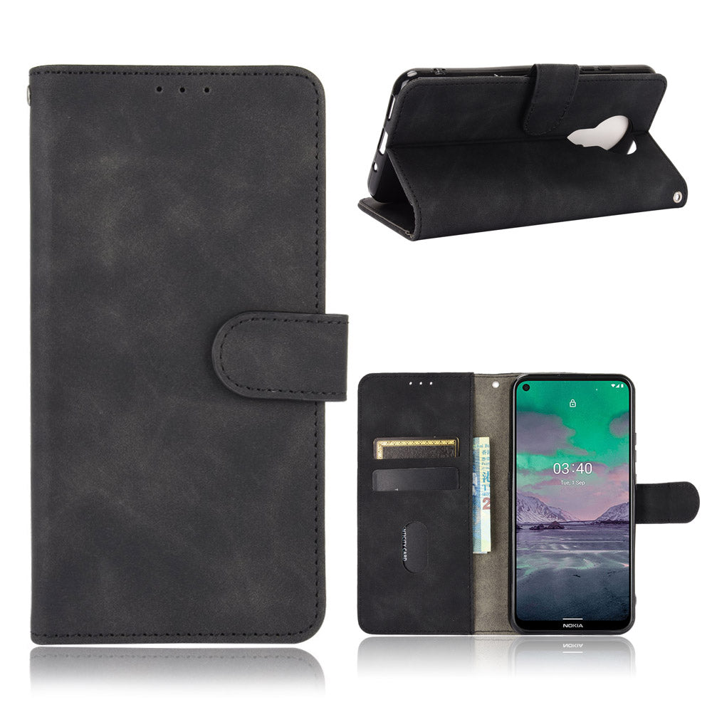 Delicate PU Leather Wallet Cell Phone Case for Nokia 3.4