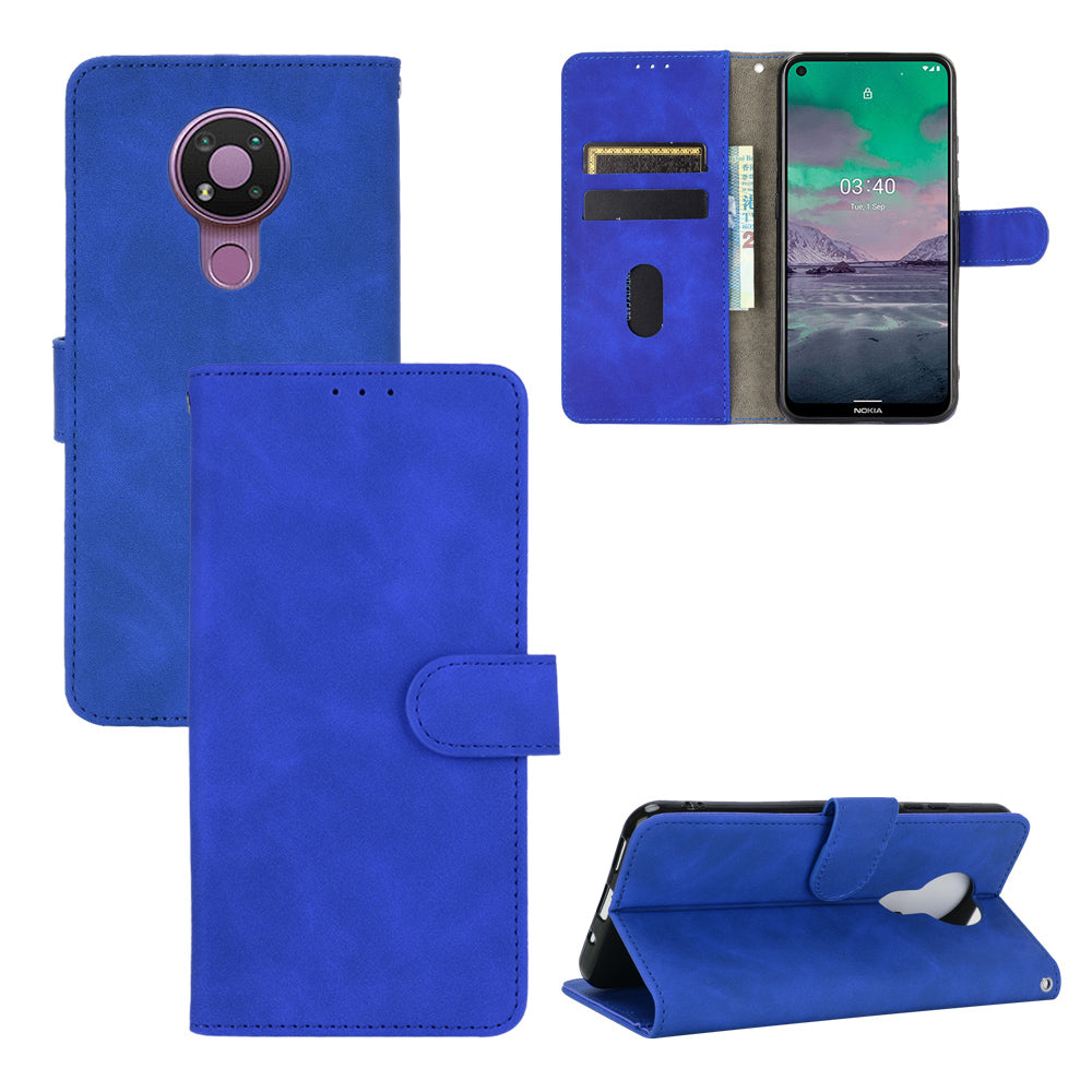 Delicate PU Leather Wallet Cell Phone Case for Nokia 3.4