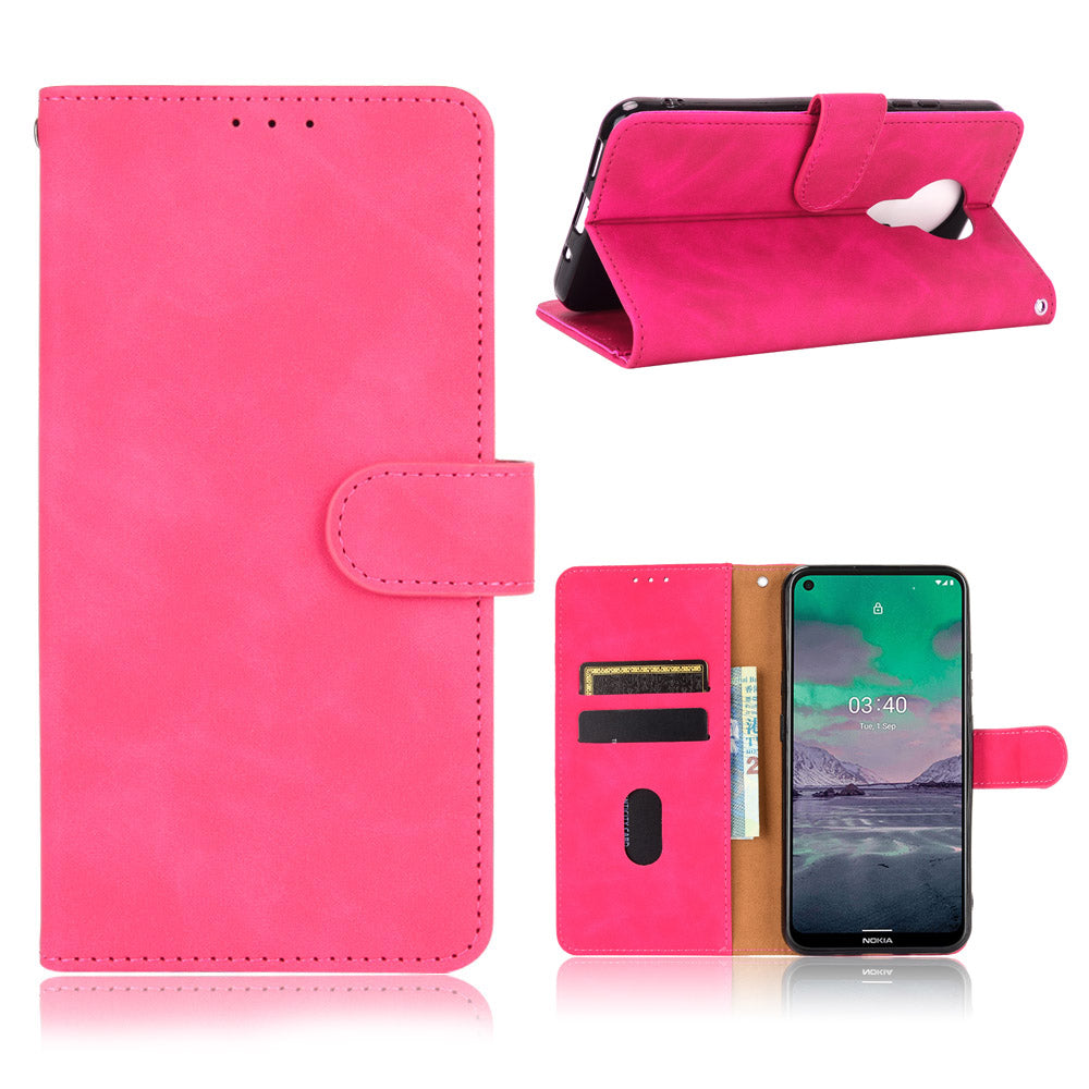 Delicate PU Leather Wallet Cell Phone Case for Nokia 3.4