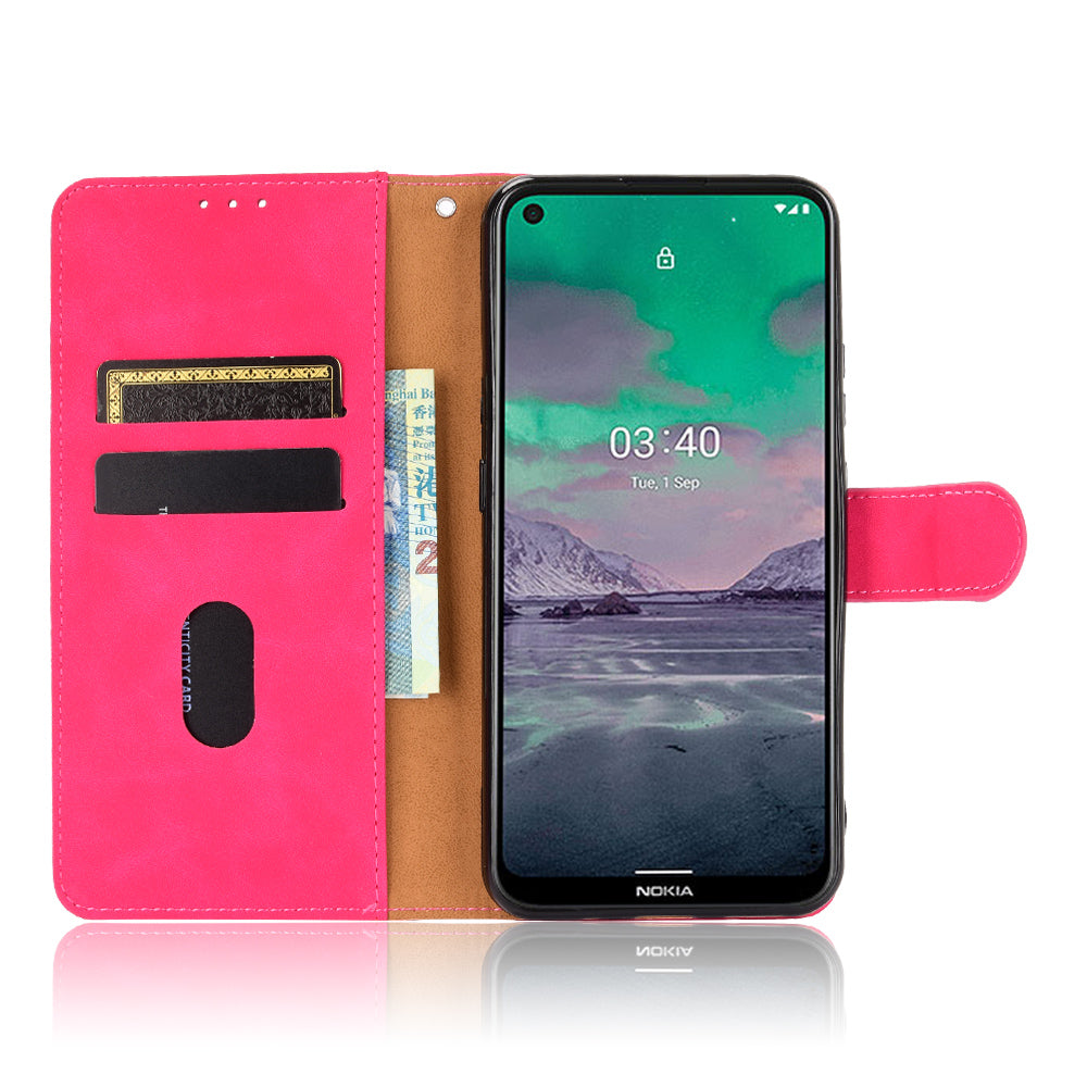 Delicate PU Leather Wallet Cell Phone Case for Nokia 3.4