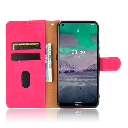 Delicate PU Leather Wallet Cell Phone Case for Nokia 3.4