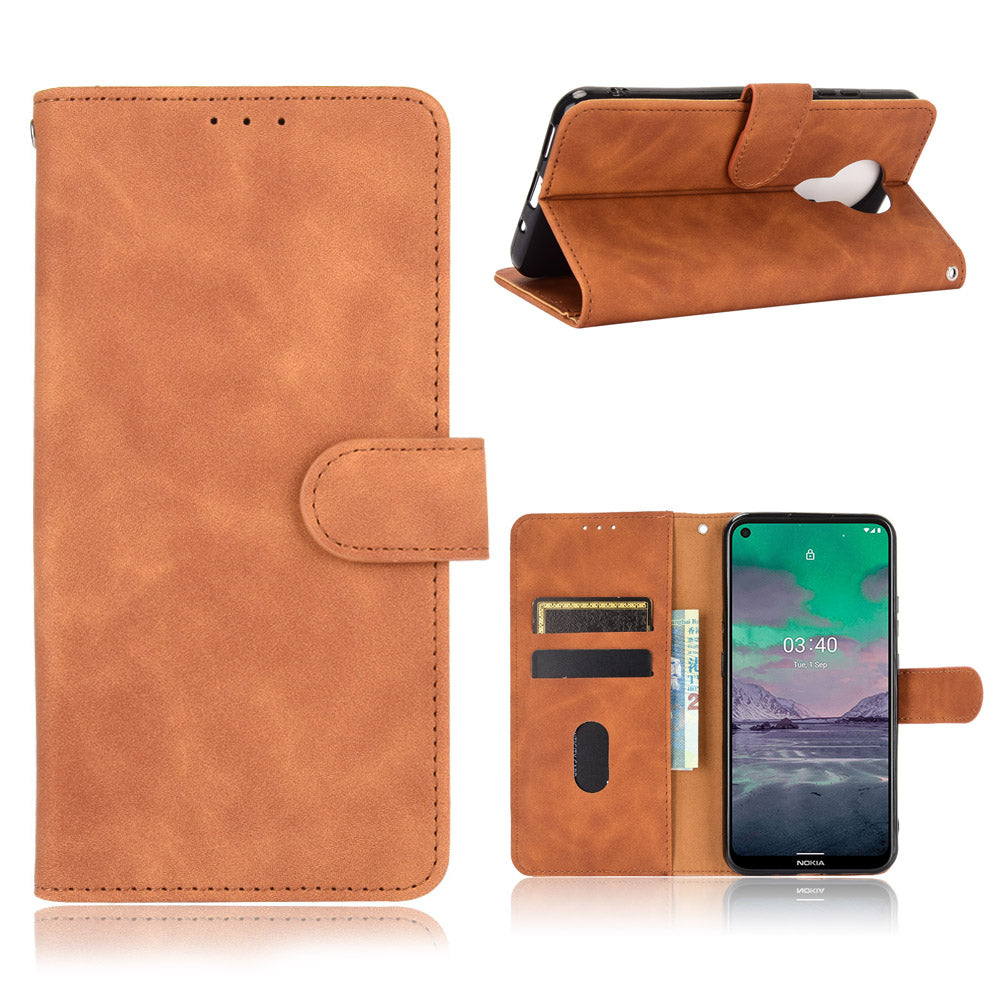 Delicate PU Leather Wallet Cell Phone Case for Nokia 3.4
