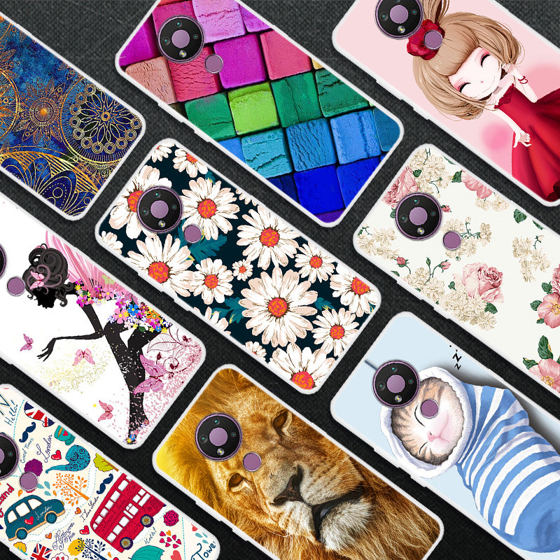 Pattern Printing TPU Cell Phone Cover Case for Nokia 3.4