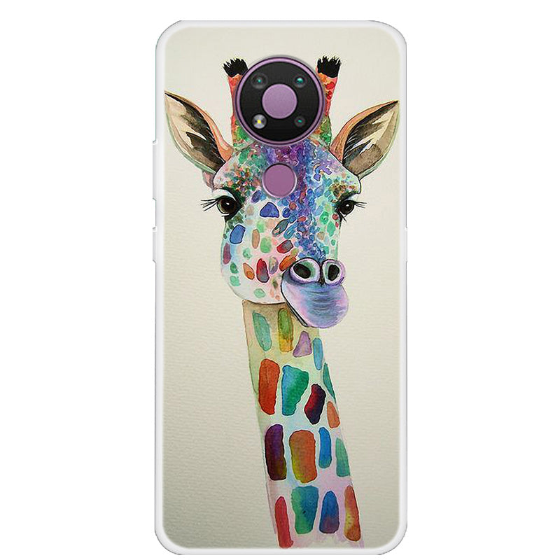 Pattern Printing TPU Cell Phone Cover Case for Nokia 3.4