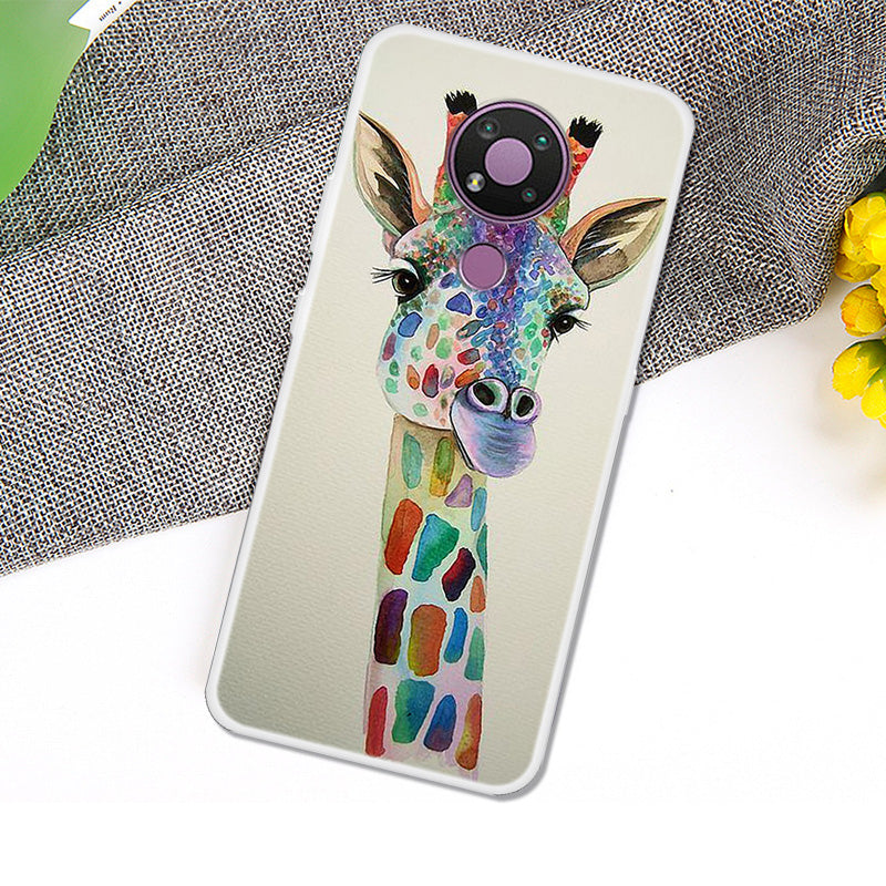 Pattern Printing TPU Cell Phone Cover Case for Nokia 3.4