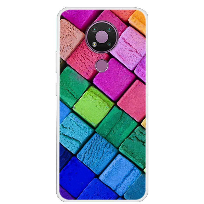 Pattern Printing TPU Cell Phone Cover Case for Nokia 3.4