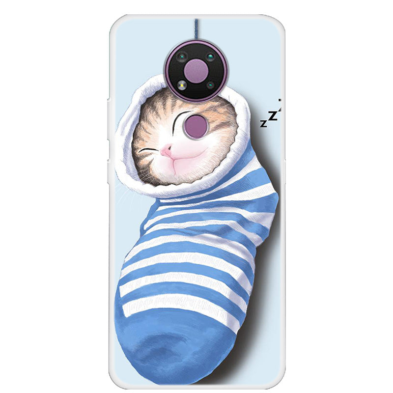 Pattern Printing TPU Cell Phone Cover Case for Nokia 3.4