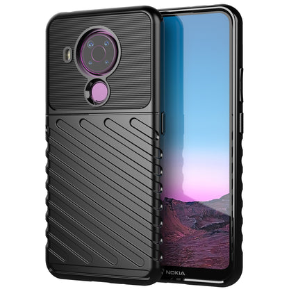 Thunder Series Twill Texture TPU Phone Cover for Nokia 5.4 Case
