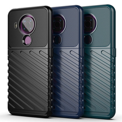 Thunder Series Twill Texture TPU Phone Cover for Nokia 5.4 Case