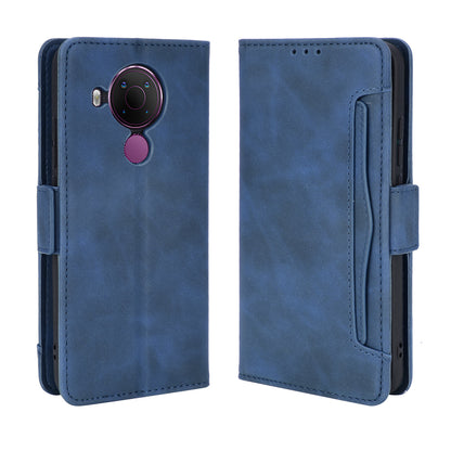 Leather Phone Wallet Design Stand Feature Protective Cover Case with Multiple Card Slots for Nokia 5.4