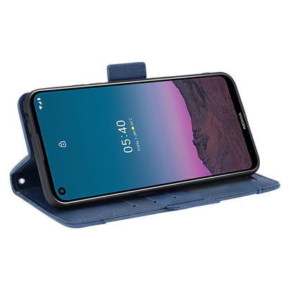 Leather Phone Wallet Design Stand Feature Protective Cover Case with Multiple Card Slots for Nokia 5.4