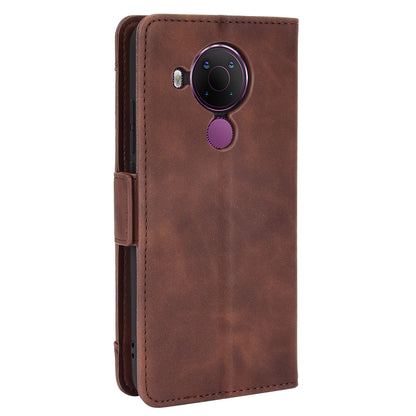 Leather Phone Wallet Design Stand Feature Protective Cover Case with Multiple Card Slots for Nokia 5.4