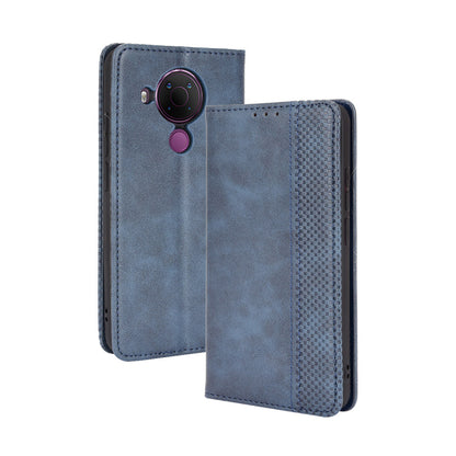 Magnetic Vintage Style Wallet Stand Phone Case Cover for Nokia 5.4