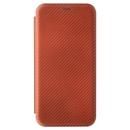 Carbon Fiber Texture Stand Cover for Nokia 5.4 Auto-absorbed Leather Case