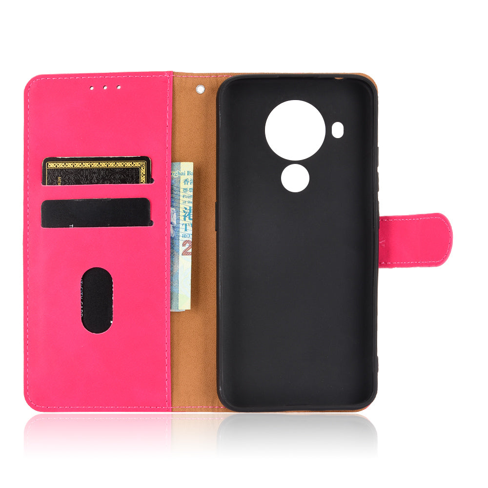 Skin-touch Protective Leather Flip Shell for Nokia 5.4 Wallet Stand Cover