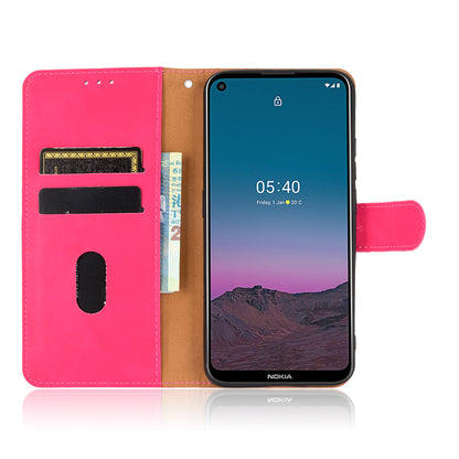 Skin-touch Protective Leather Flip Shell for Nokia 5.4 Wallet Stand Cover