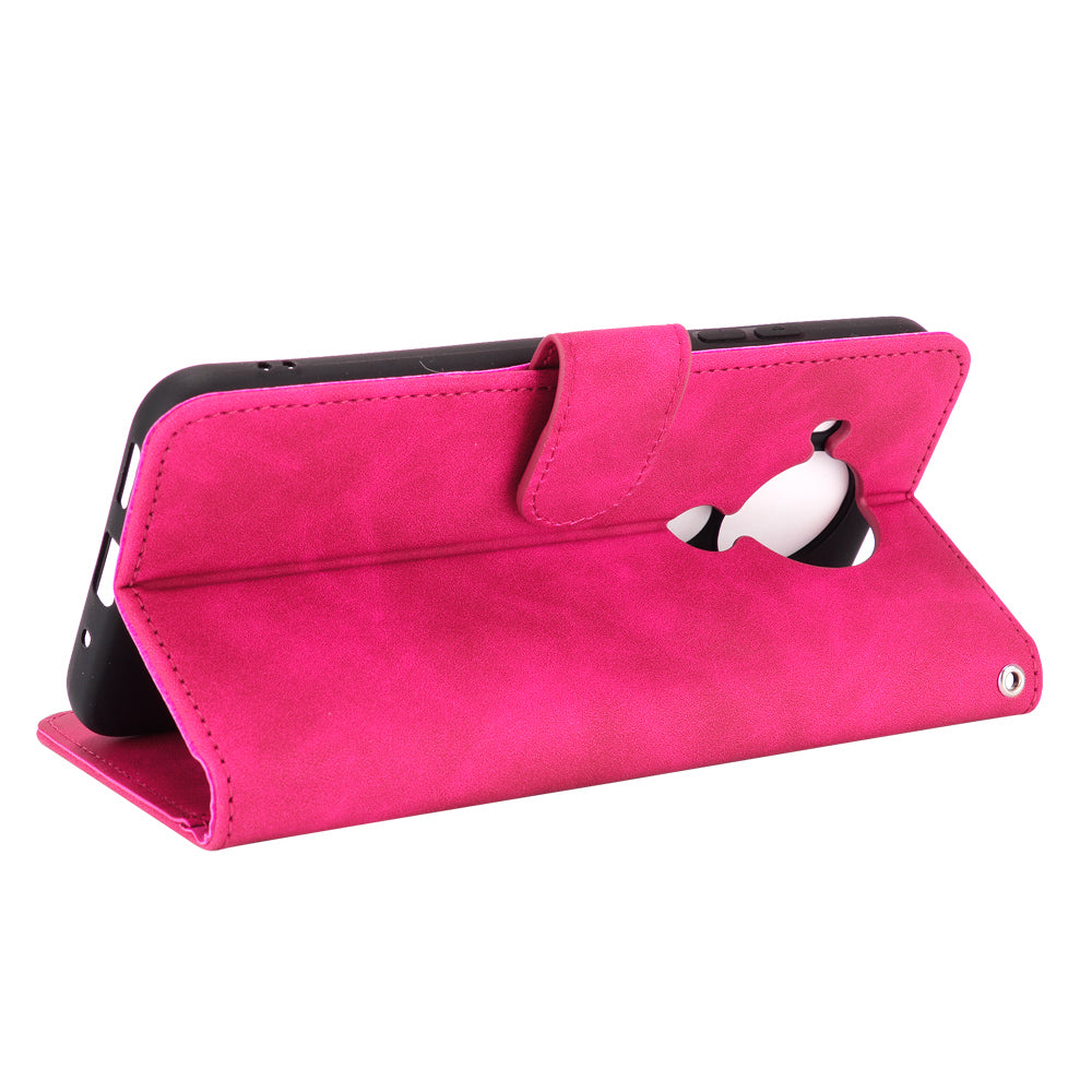 Skin-touch Protective Leather Flip Shell for Nokia 5.4 Wallet Stand Cover