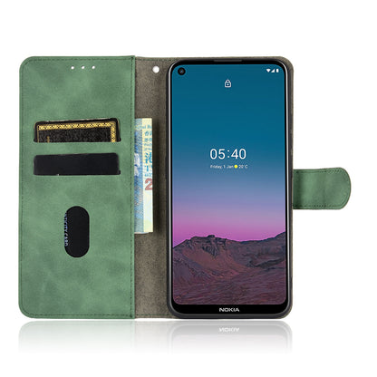 Skin-touch Protective Leather Flip Shell for Nokia 5.4 Wallet Stand Cover