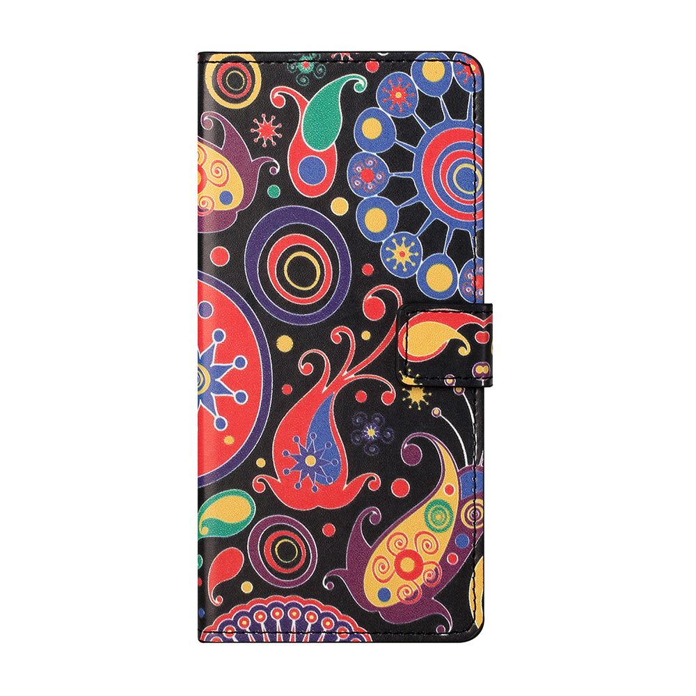 Protective Cover for Nokia 5.4 Wallet Pattern Printing Leather Phone Shell
